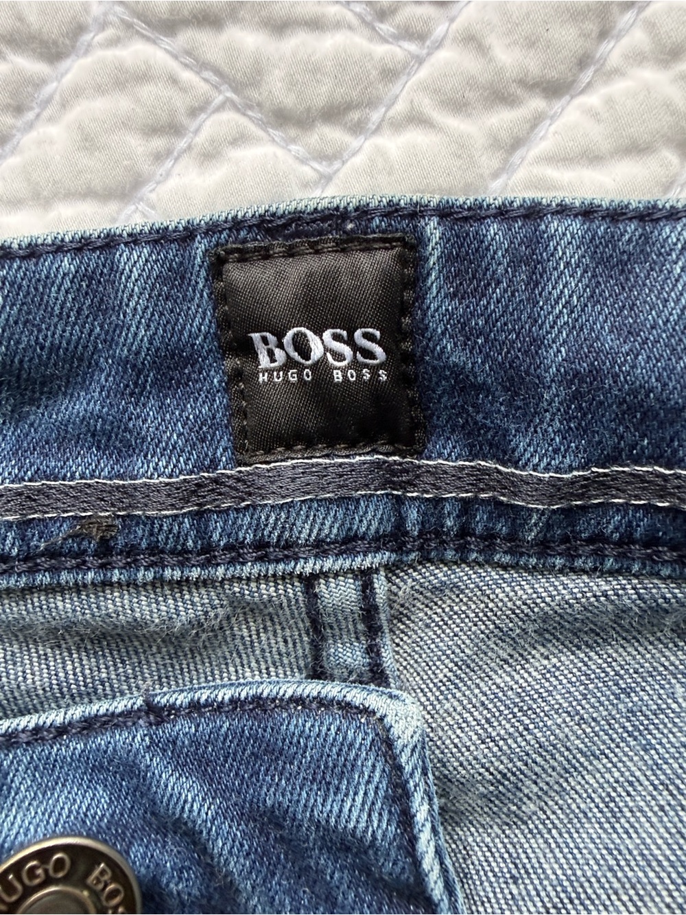 Hugo Boss CANDIANI Denim Straight Jeans in Dark Blue 32/32 - Picture 9 of 16